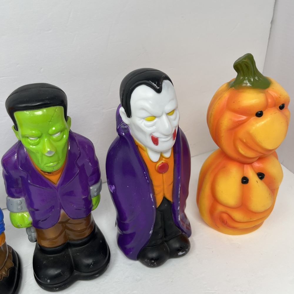 Vintage Halloween Blow Mold Pathway Light Toppers 1995 Empire Bundle Lot